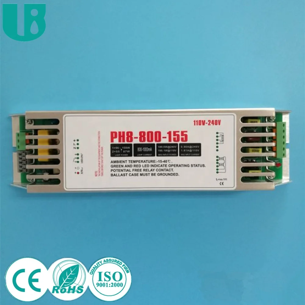 PH8-800-155  uv lamp electronic ballast price UL