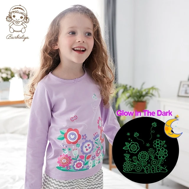 
B0934 100 Cotton pyjamas night wear for children cloth pajamas kids sets 