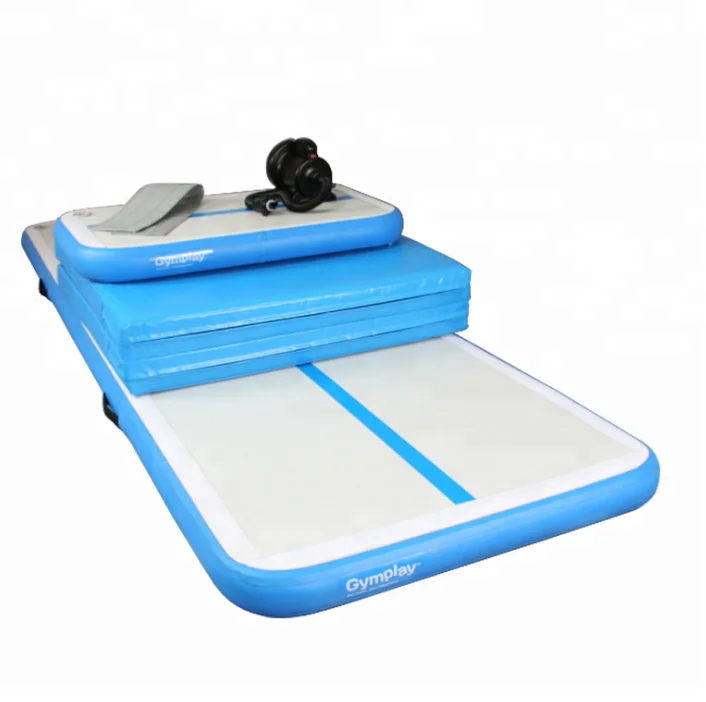 Customized air  floor inflatable air track mat gymnastics mat from China supplier