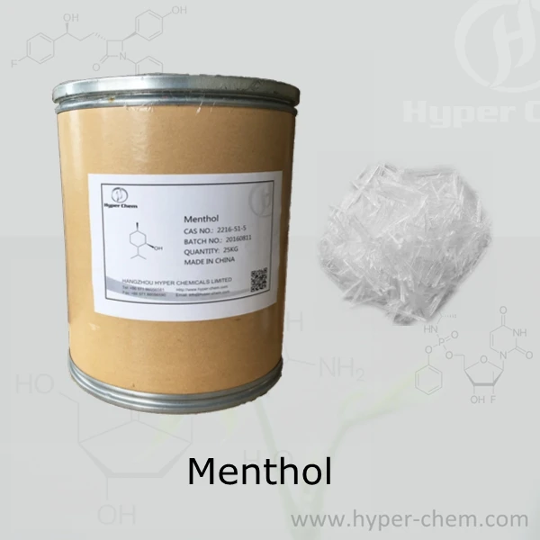 
Natural Menthol crystals CAS 2216-51-5 Menthol crystal 