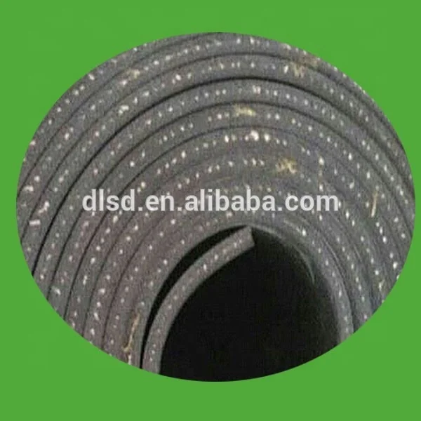 Fabric Insertion Black EPDM Rubber Sheet Cloth Reinforced Rubber Sheet