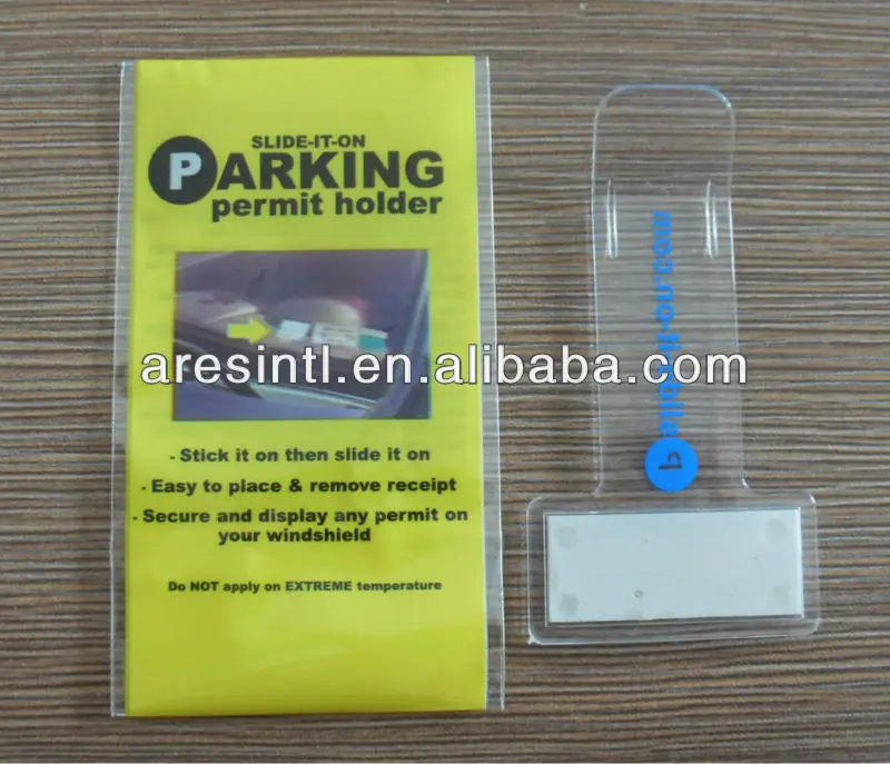Держатель парковочного разрешения slide-it-on