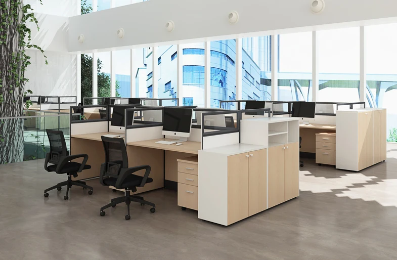 2023 Newest MDF desktop wood executive office table design 100% Solid Wood