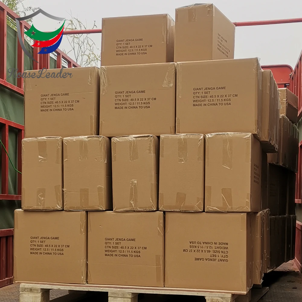 
Large Wood Stacking Outdoor Yard Game Toppling Tumbling Tower Game Set 