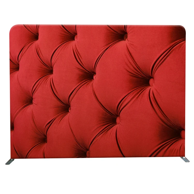 8 Футов Портативный Сплошной Цвет Пользовательский логотип печатная Натяжная ткань фотобудка студийный фон