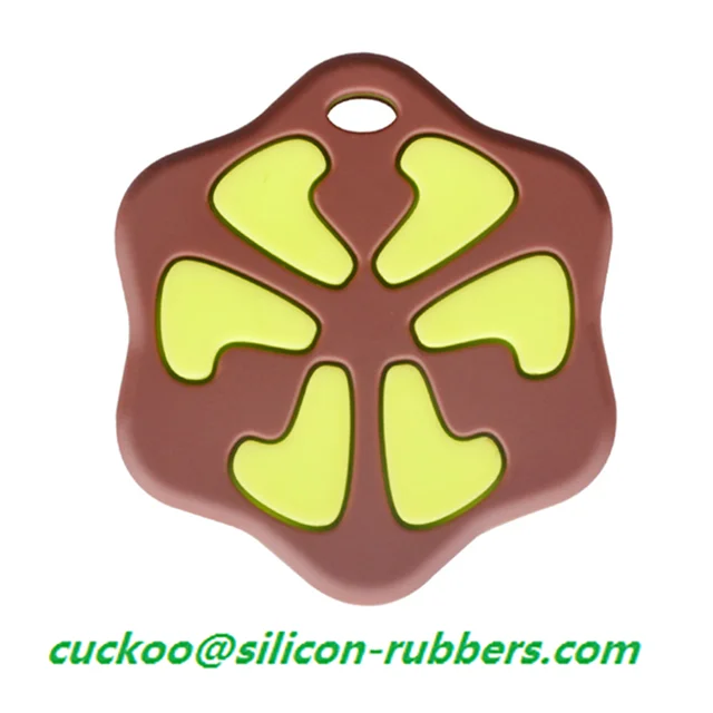 Amazon Soft Funny Custom Cookie Silicone Baby Teething Dolls Teether