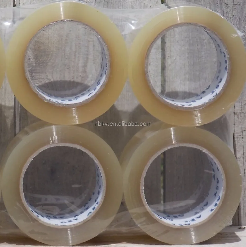 China BROWN / CLEAR / FRAGILE 48mm x 66m brown tape pack of 6 Buff BOPP Packing Tapes