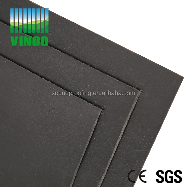 Резиновый лист ПВХ со звуком и огнеупорным виниловым покрытием