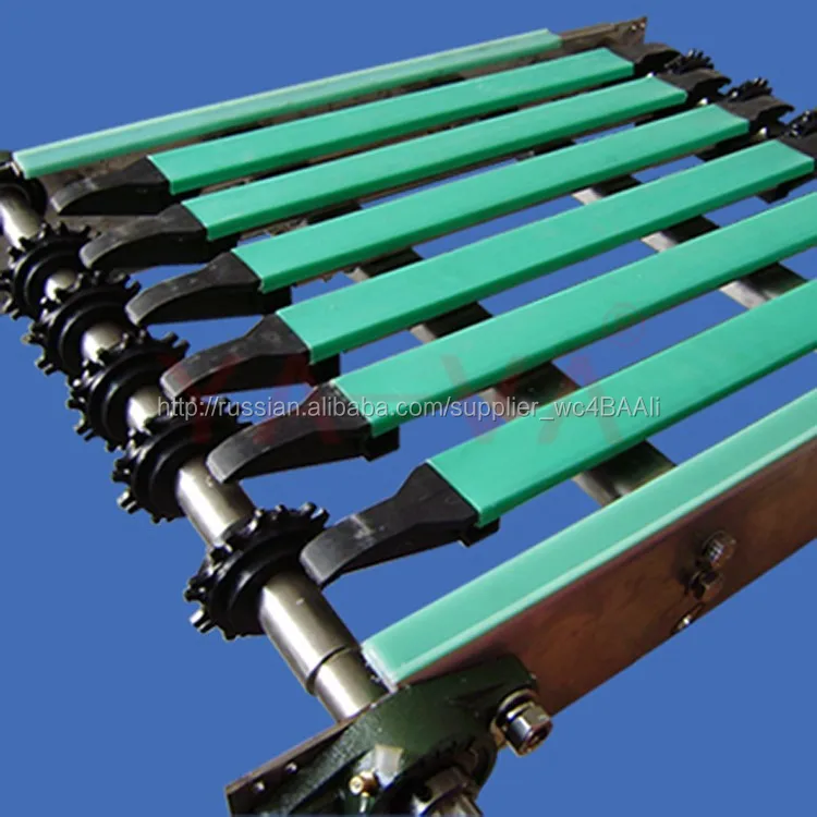 Зеленый цепи руководство износ полосы, пластиковые направляющая производство