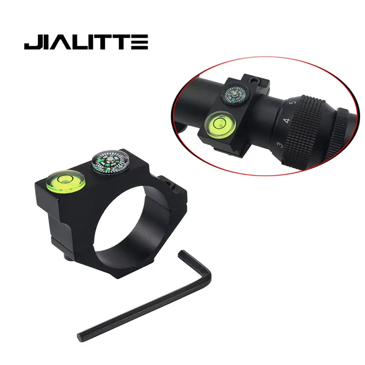 Jialitte J193 Aluminum 30MM Ring Sight Level Bubble Mount Compass Scope Level Mount