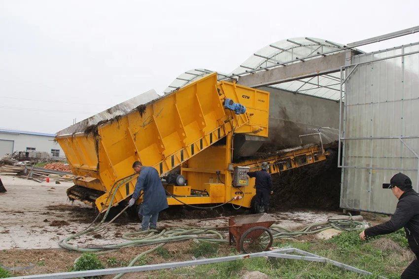 mushroom farm bunker filler compost filling machine white button mushroom farm equipment