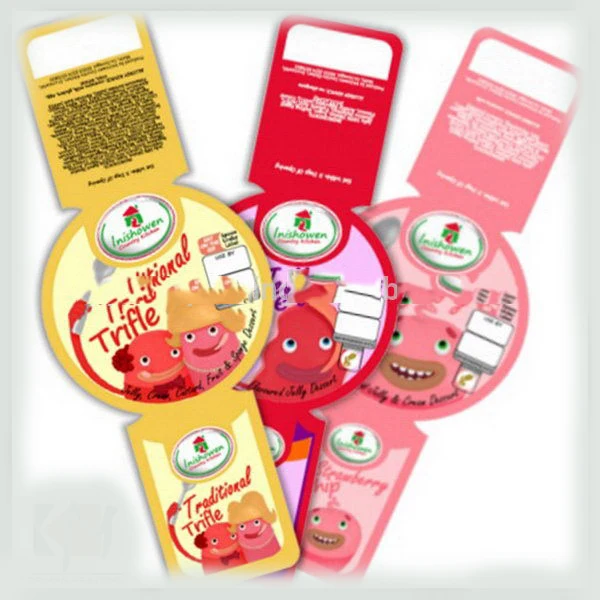 
Fashionable promotional label printing food stickers on spices 