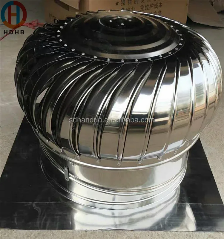 Roof Type Installed 16Inch SS304 Whirlybird Turbine Ventilator