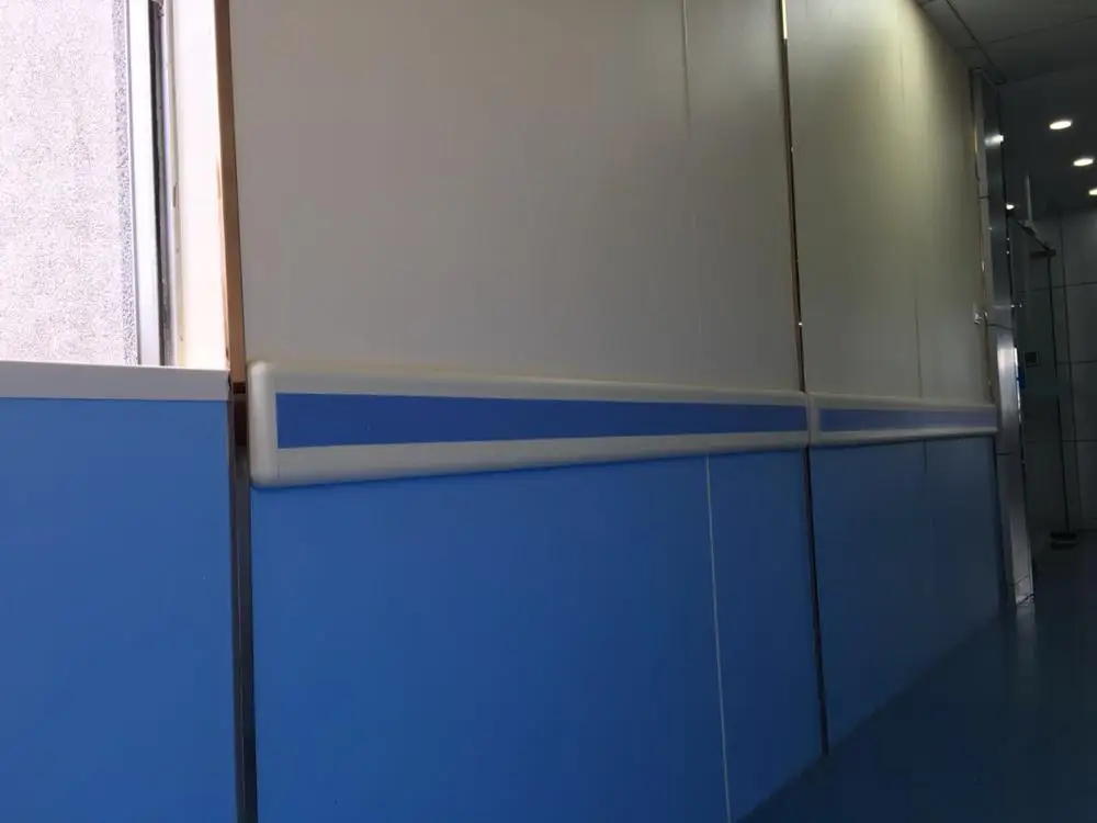 Wall Mounted Hospital PVC Wall Guard Rail