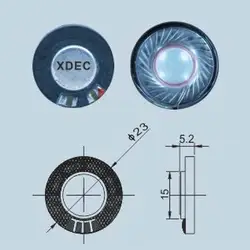 loud sound 2415mm 8ohm 1w fingerprint lock speaker electric toothbrush speaker