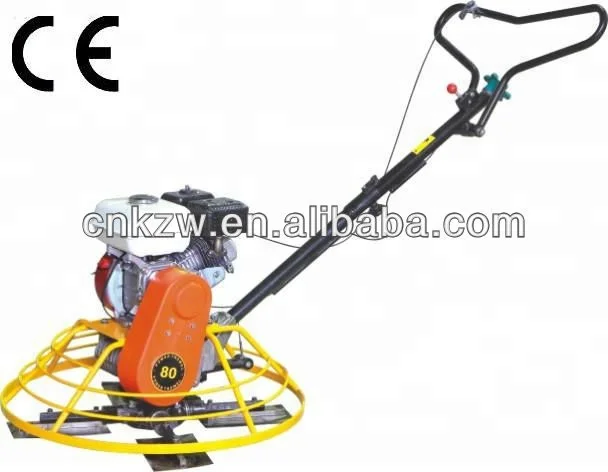 walk behind gasoline electric power helicopter edging finishing float machine