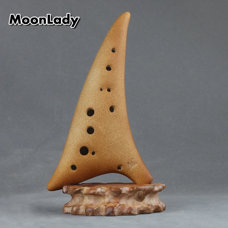 New Scrub Ocarina 12 Holes AC key Wind Musical Instrument for Music Amateurs