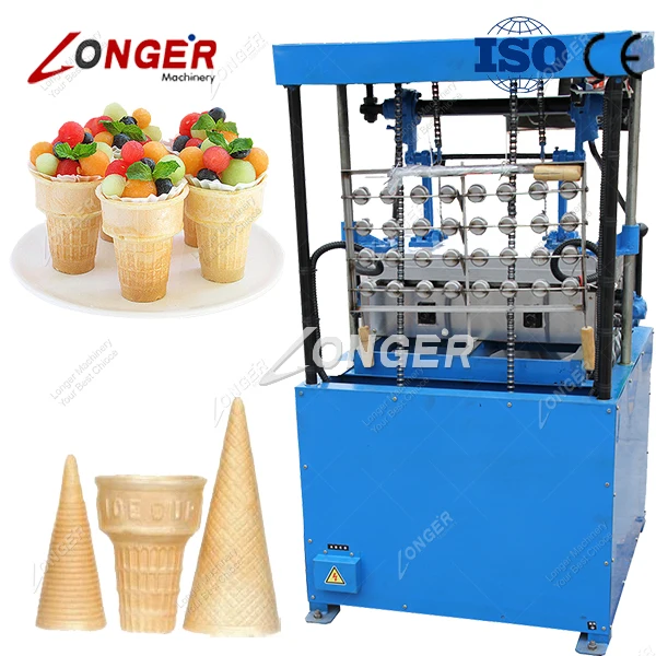 Low Price Semi-Automatic Ice Cream Waffle Cone Equipment