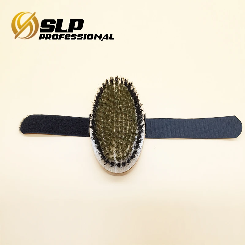 Wooden ionic body brush with soft coppers