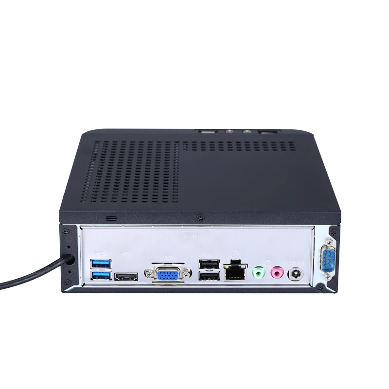 wholesale DC 12V fanless industrial mini gaming pc power on automatic boot