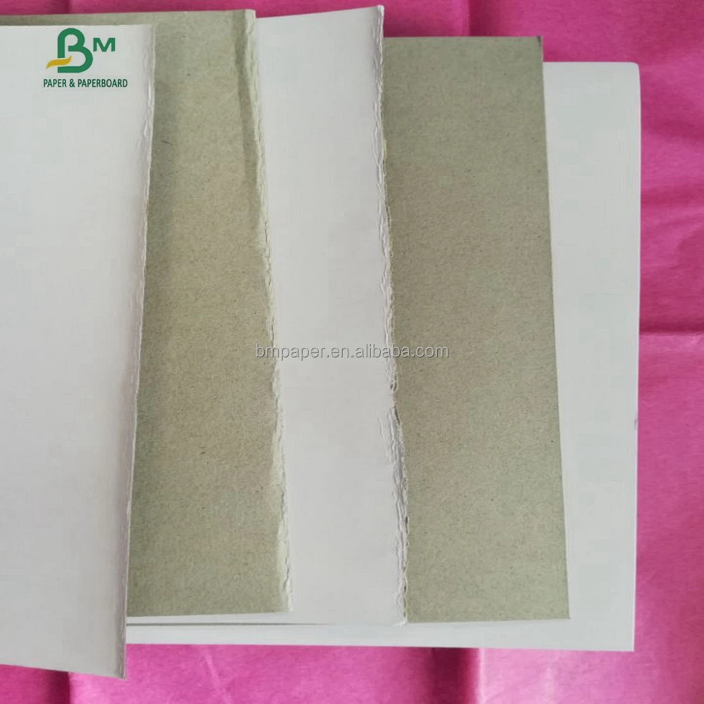 
Wasted material paper board grey 230g duplex board for gift packaging <span style=
