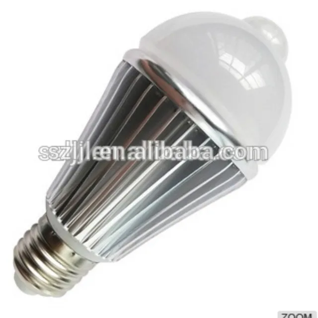 Светодиодная лампа E27 с инфракрасным датчиком, 5 Вт/6 Вт/7 Вт, 5730 Индукционная лампа для людей