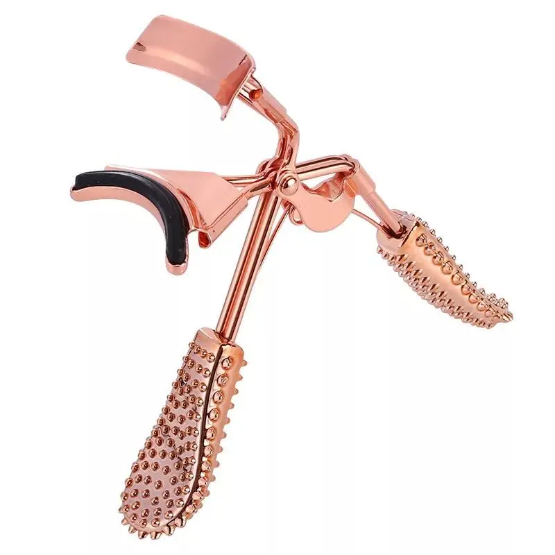 Wholesale Makeup Bling Rose Gold Eyelash Curler Low Moq Customized Private Label