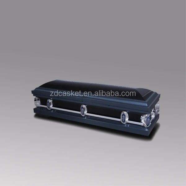 Metallic coffin casket