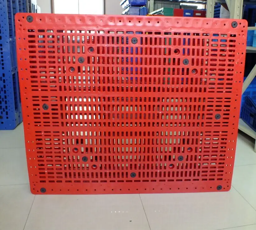 Heavy duty plastic pallet HDPE double faced pallet price 1200x1000mm