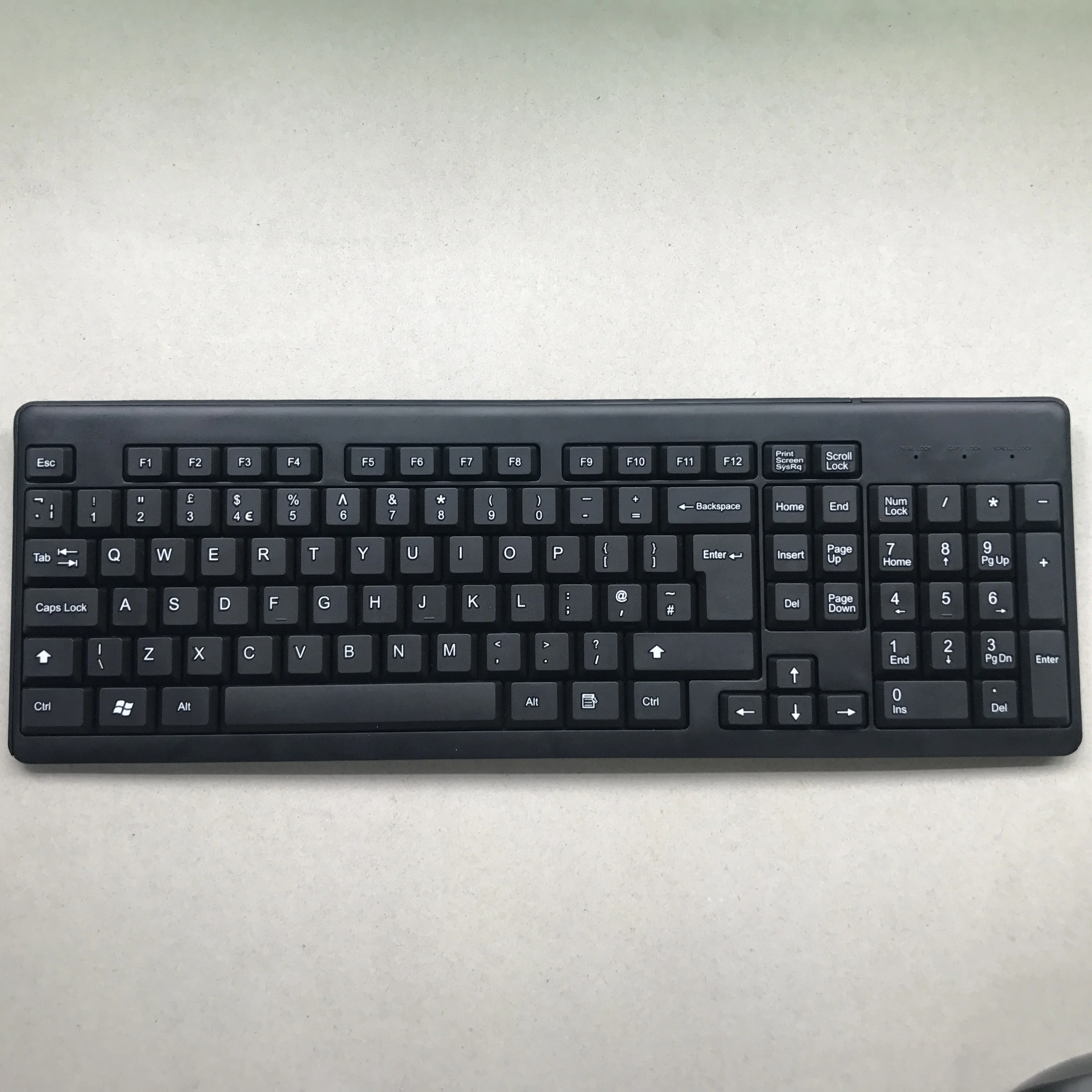 Computer parts gaming gamer wireless combo hot selling in bulklayout OEM brand desktop 2.4G RF wireless mouse and keyboard combo