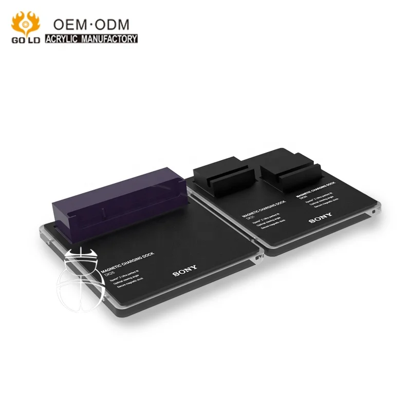 Popular Mobile Phone Display Acrylic Cell Phone Accessory Stand For Store Counter Top