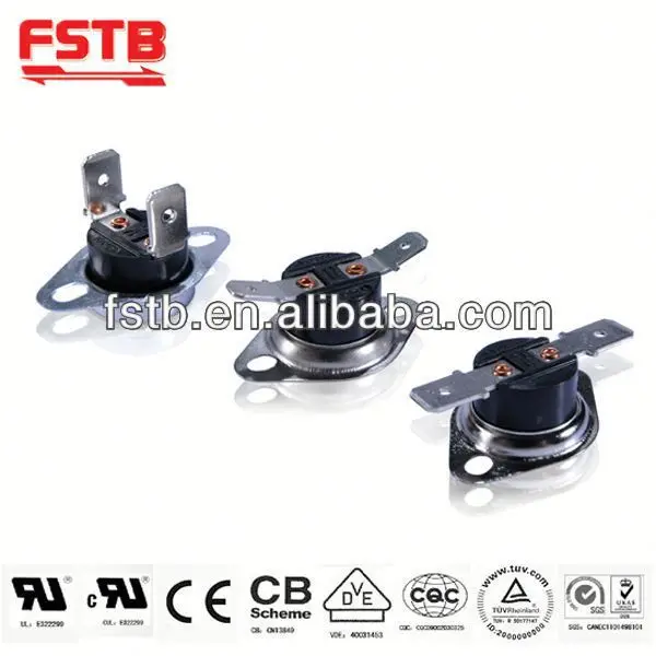 KSD301 thermostat 16a 250v thermal cutoff switch for electric boiler