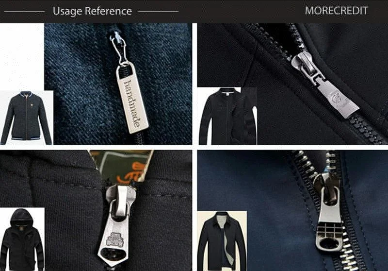 Factory Price Custom Metal Zipper Pull Charms for Brand Clothing Metal Zipper Puller