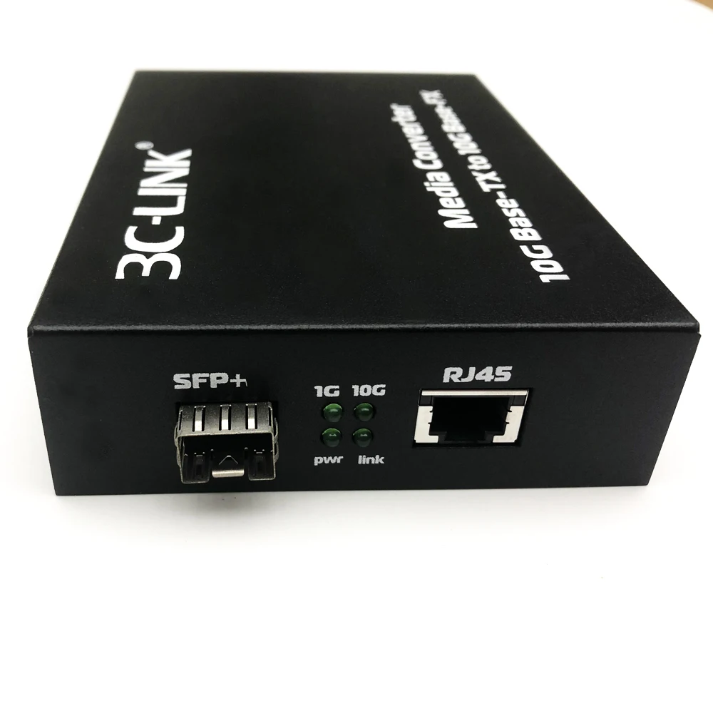 Standalone type fiber optic to rj45 media converter 10g media converter SFP modul media convertors