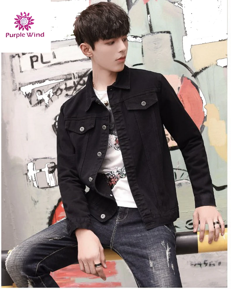 Factory denim slim fit custom mens jean jacket