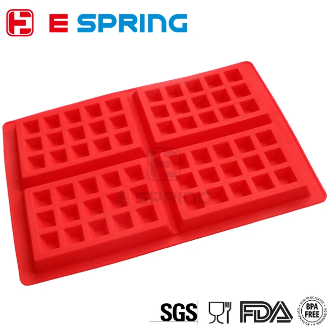 Простой в использовании и быстро очистить вафельница выпечки Силиконовые булочки торт формы
