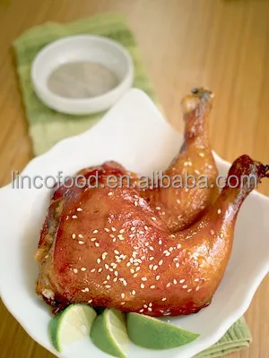 Жареная курица, маринованная приправа, порошок