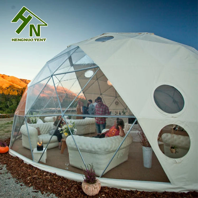 Waterproof Tent 6 - 8 Person Camping Dome House in 6m  8m 10m Diameter