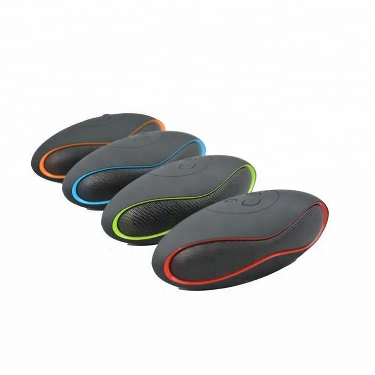 Colorful Oval Shape Rugby Ball Wireless Mini Portable Speaker