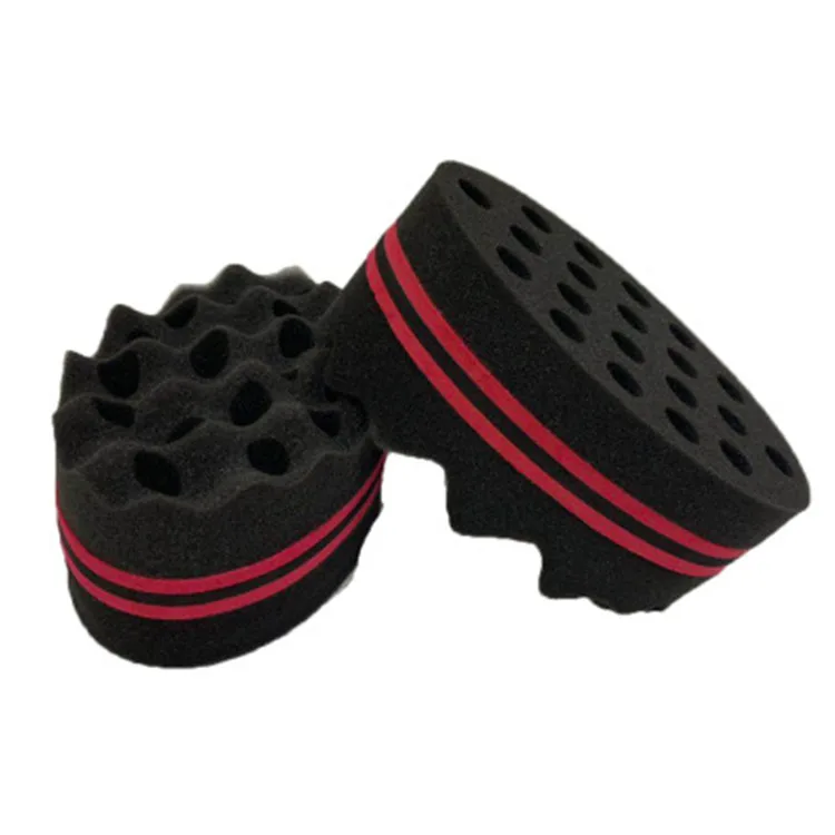 Wholesale OEM Accepted Professional 8 Shape Wave Barber Foam Hair Sponge Twist