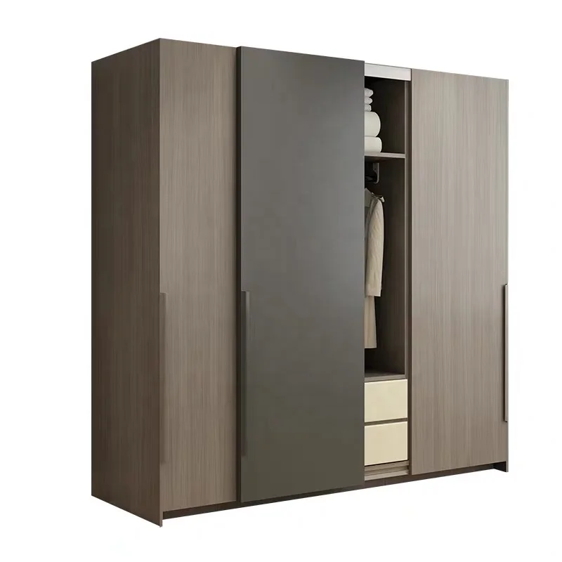 Professional manufacturer low price sliding door bedroom wardrobe