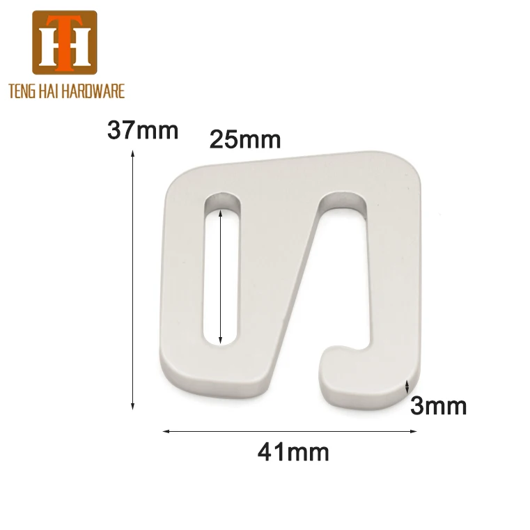 25 mm anodic aluminium G hook adjustable buckles for webbing