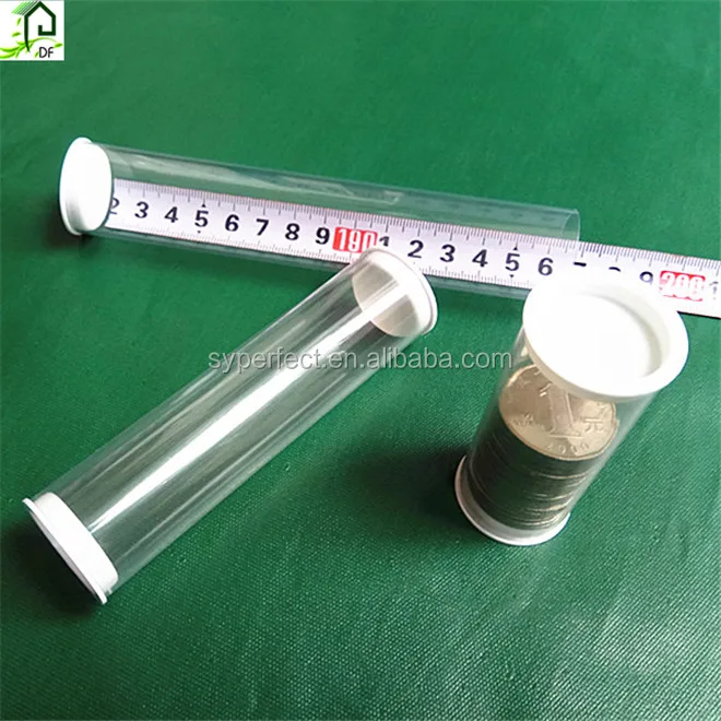 Inside 30mm Outside 32mm Clear PVC Packaging Incense Tube