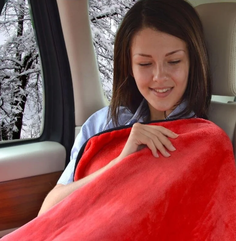 
Wholesale 12v car electric heating blanket for short drive 