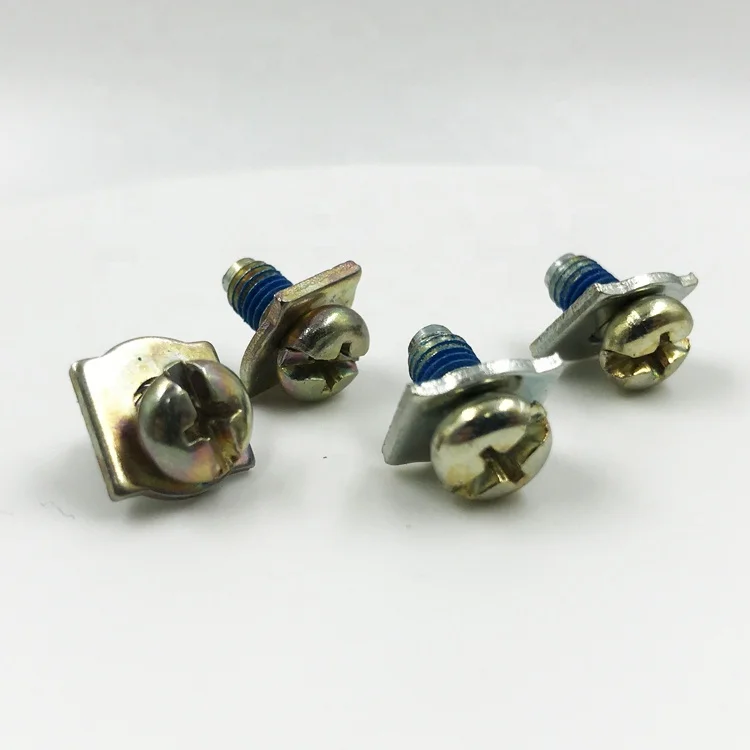 
Pan head phillips drive SEMS screw with square washer 