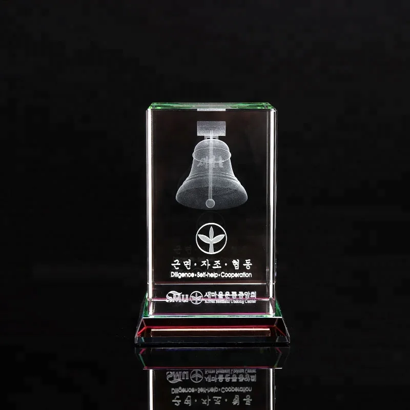 Clear K9 Glass Blank Cube Feng Shui Souvenir Crafts Engrave 3D Laser Crystal