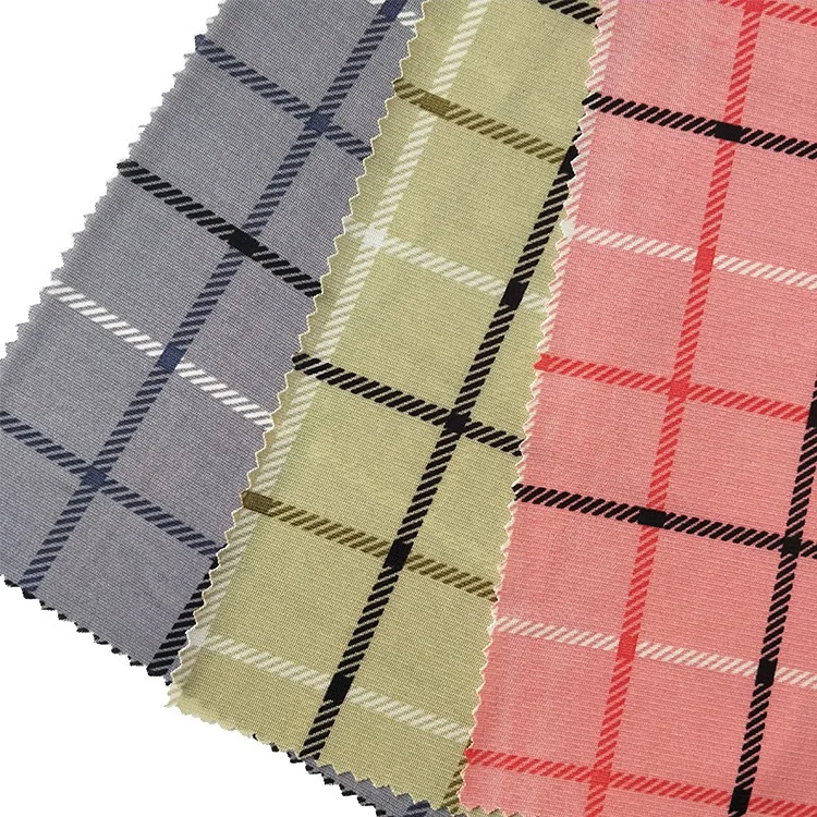 Китай Лидер продаж производство 100% полиэстер четырехсторонняя стрейчевая спандекс ткань Lakka для