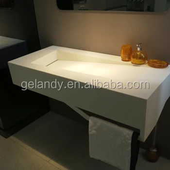 
Basin Factory Cheap Countertop Ceramic Wall Hanging Wash Basin / Hotel Bathroom Sink 