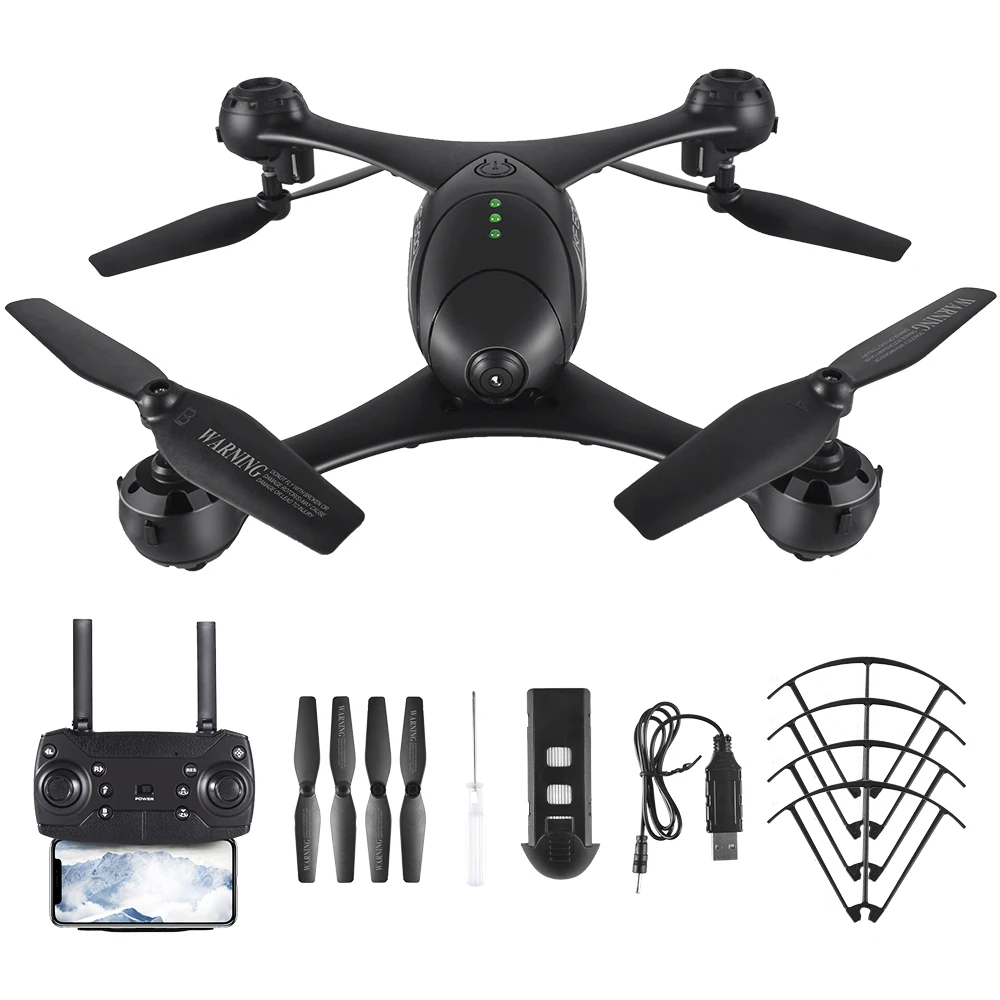 
2018 Hoshi KF600 2MP 720P Optical Flow Drone Wifi FPV drone RC quadcopter gravity gesture photo Headless Mode For Holiday Gift 