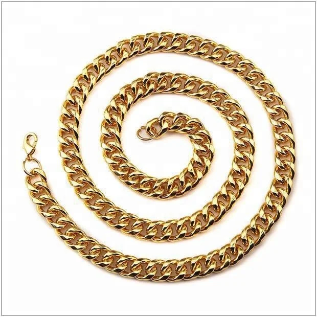 New gold chain design for men necklace big gold chain for men jewelry